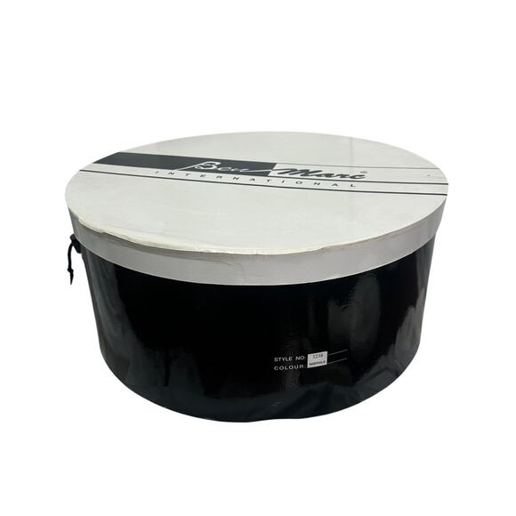 Vintage White Ms. Divine Church Derby Formal Wedding HAt with box - Picture 8 of 8